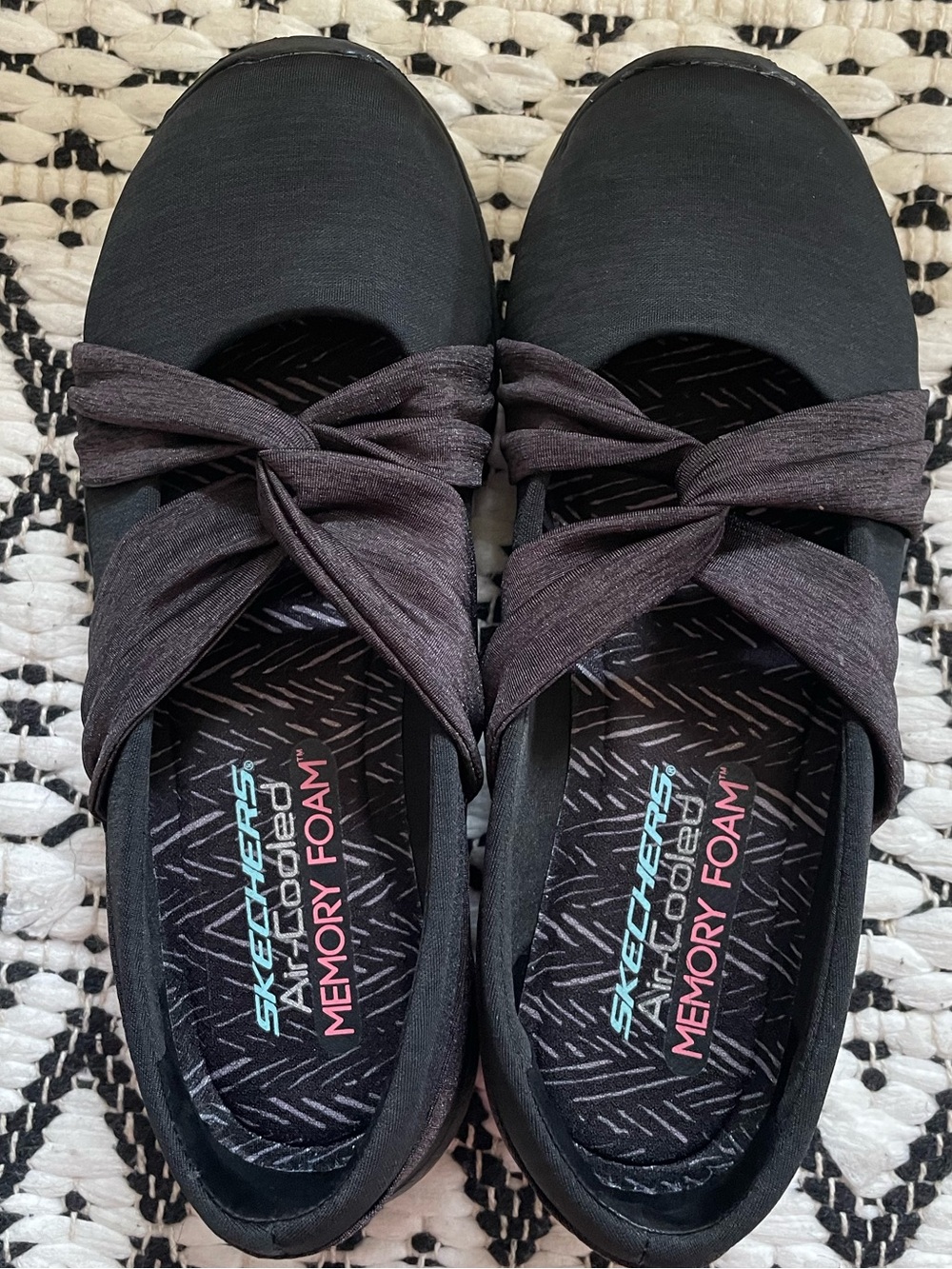 Skechers Twist-Band Slip-On Flats - Picture 2 of 8